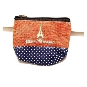 New Paris Coins Purse Case Bag